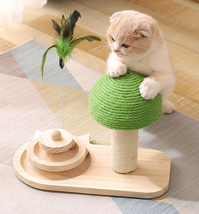 Pet Tree Scratching Post with Toy